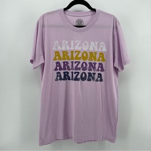 State & Local Threads Co. T-Shirt Lavender Purple Arizona Cotton Blend L